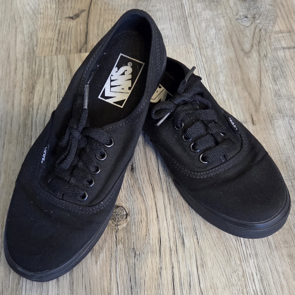 Vans Black Canvas Shoes